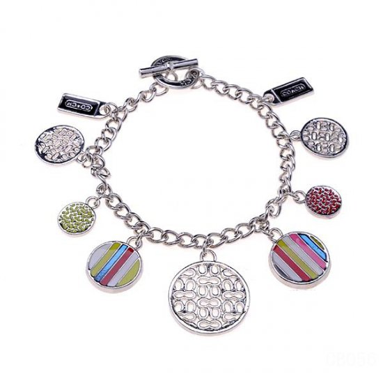 Coach Circle Silver Bracelets CWE | Coach Outlet Canada - Click Image to Close
